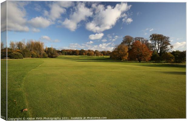 Belleisle Golf Course Canvas Print by Alister Firth Photography