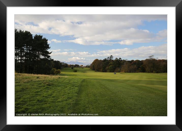 Belleisle Golf Course Framed Mounted Print by Alister Firth Photography