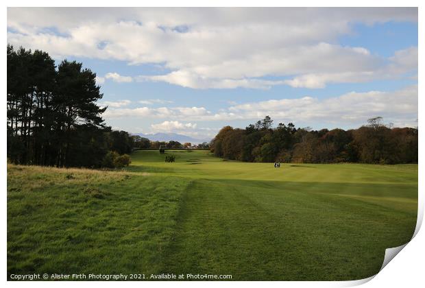 Belleisle Golf Course Print by Alister Firth Photography