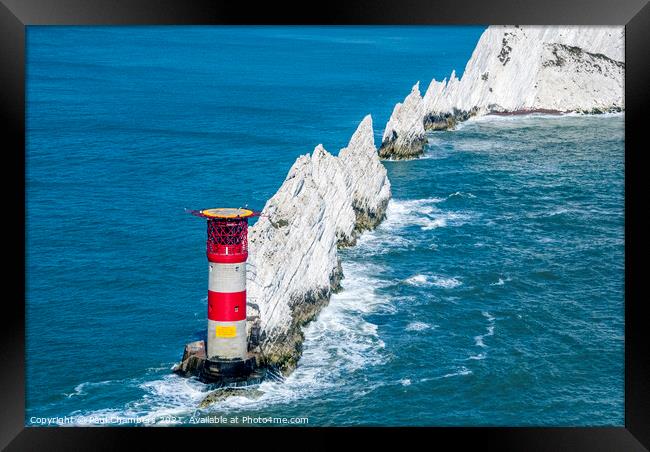 The Needles Lighthouse Framed Print by Paul Chambers