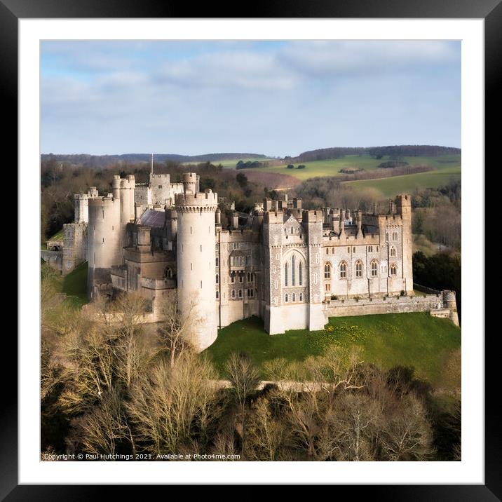 Arundel Castle soft Framed Mounted Print by Paul Hutchings
