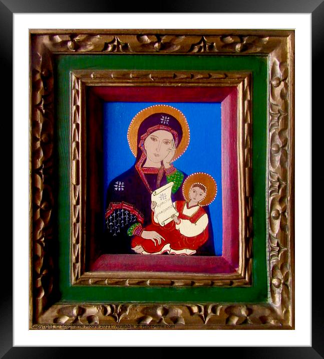 Russian Icon Framed Mounted Print by Stephanie Moore