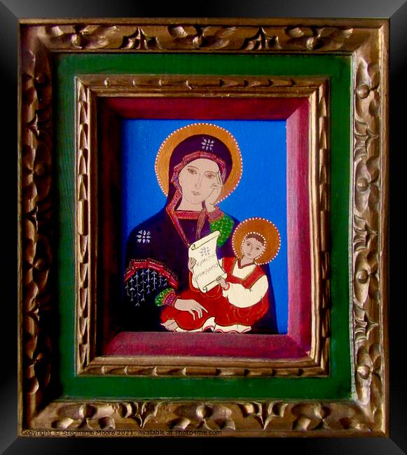 Russian Icon Framed Print by Stephanie Moore