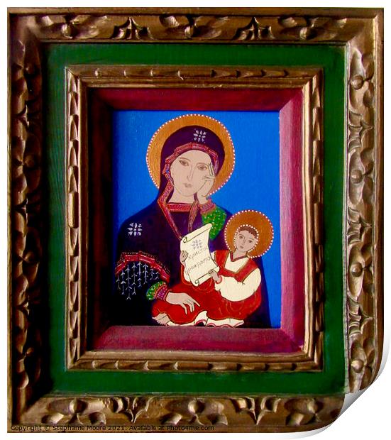 Russian Icon Print by Stephanie Moore