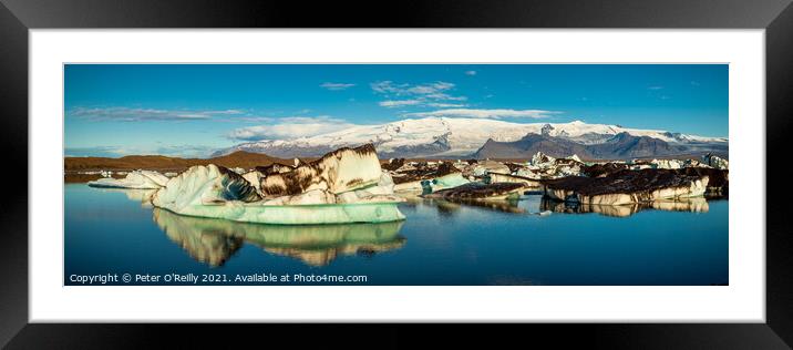 Iceland Panorama #4 Framed Mounted Print by Peter O'Reilly
