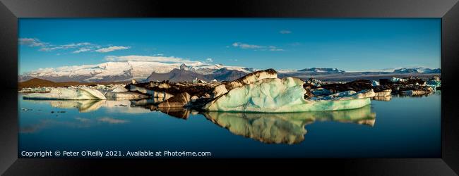 Iceland Panorama #3 Framed Print by Peter O'Reilly