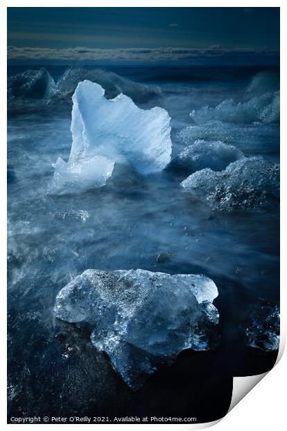 Ice Shells Print by Peter O'Reilly