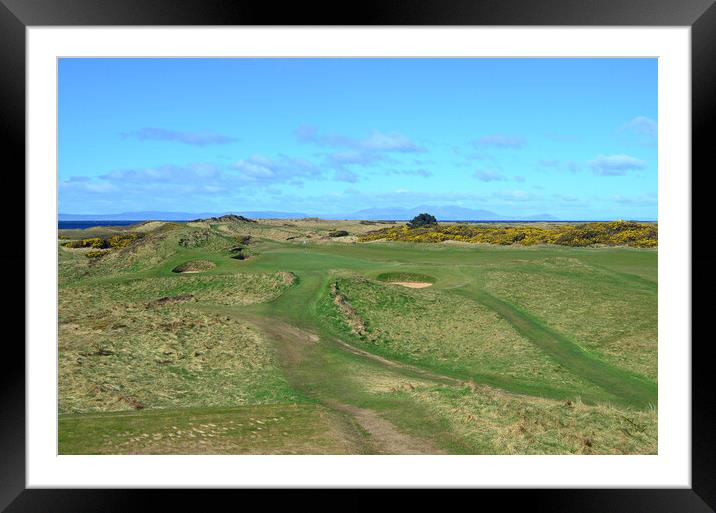 Royal Troon`s Postage Stamp Framed Mounted Print by Allan Durward Photography