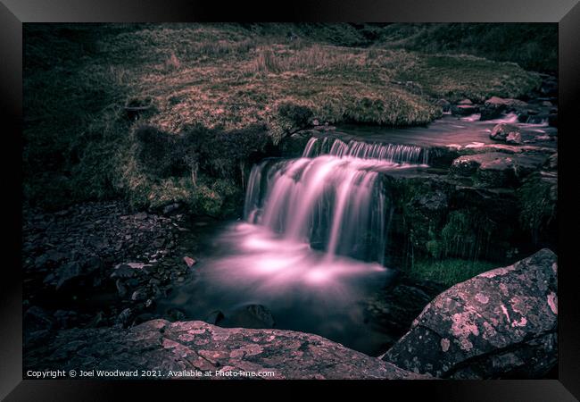 Waterfall Brecon Beacons Framed Print by Joel Woodward
