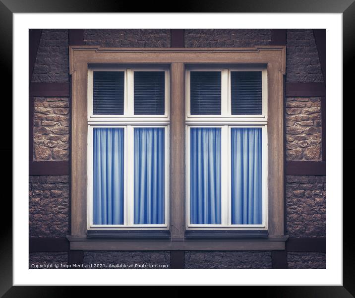 Windows Framed Mounted Print by Ingo Menhard