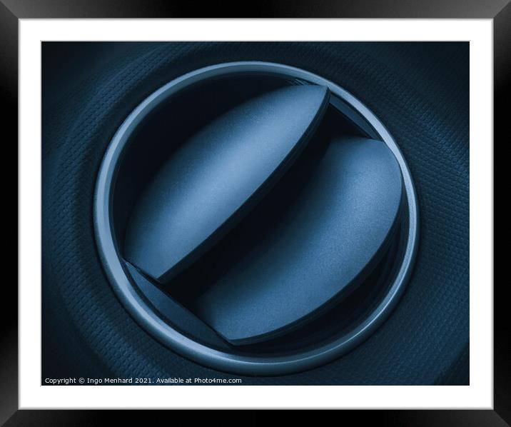Simplicity ventilation Framed Mounted Print by Ingo Menhard