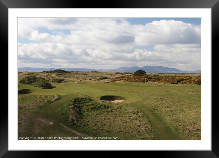 The Postage Stamp Troon Framed Mounted Print by Alister Firth Photography