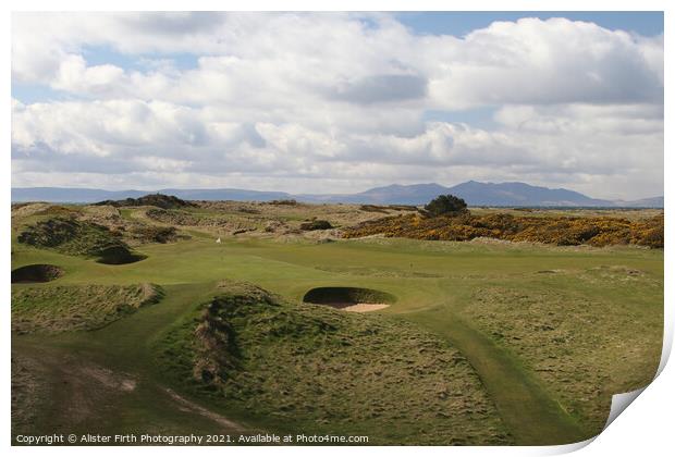 The Postage Stamp Troon Print by Alister Firth Photography
