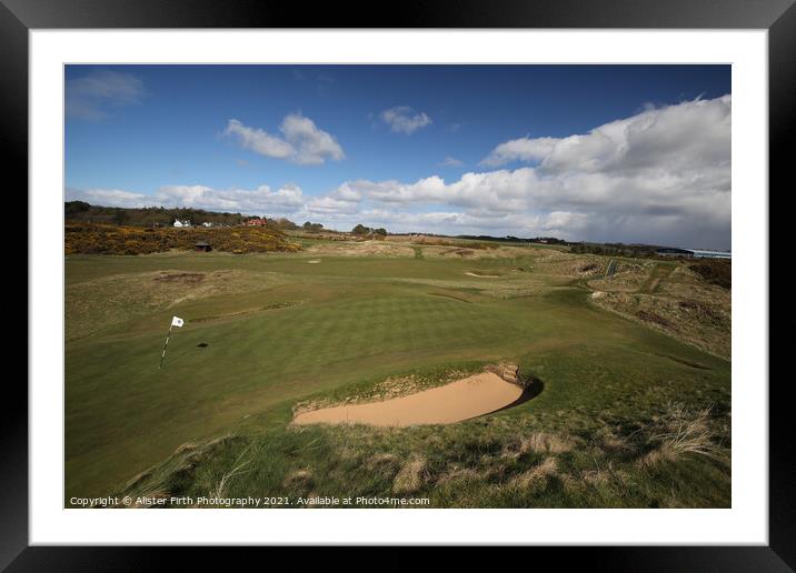 The Postage Stamp, Royal Troon Framed Mounted Print by Alister Firth Photography