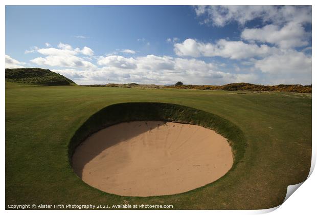 The Postage Stamp Bunker Print by Alister Firth Photography