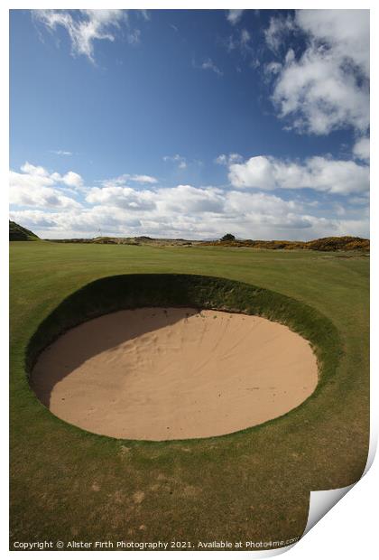 The Postage Stamp Bunker Print by Alister Firth Photography