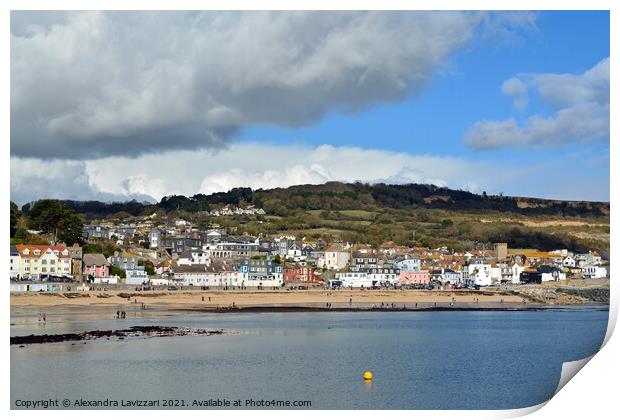 Beautiful Lyme Regis Print by Alexandra Lavizzari