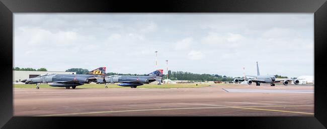 Turkish Air Force F-4E-2020 Phantom pair Framed Print by Jason Wells