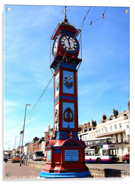  Commemoration Clocktower. Acrylic by john hill