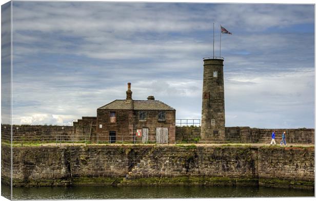 Whitehaven Old Quay Canvas Print by Tom Gomez
