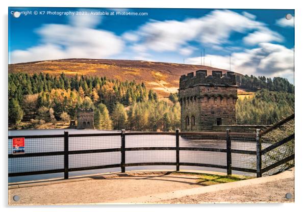The Historic Derwent Dam Acrylic by K7 Photography