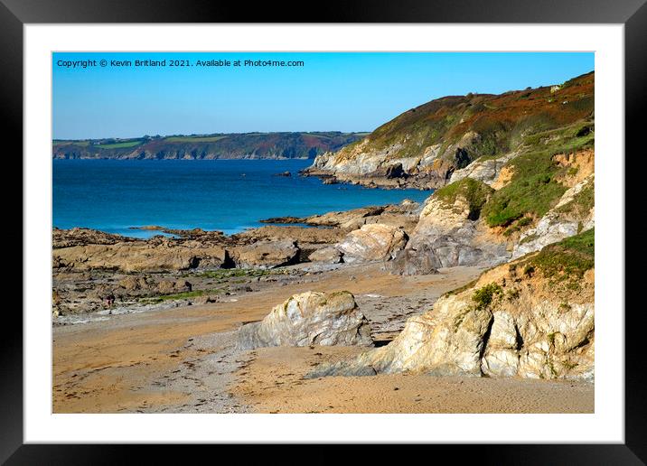 hemmick cornwall Framed Mounted Print by Kevin Britland
