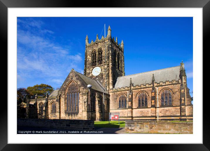 All Saints Church Northallerton Framed Mounted Print by Mark Sunderland
