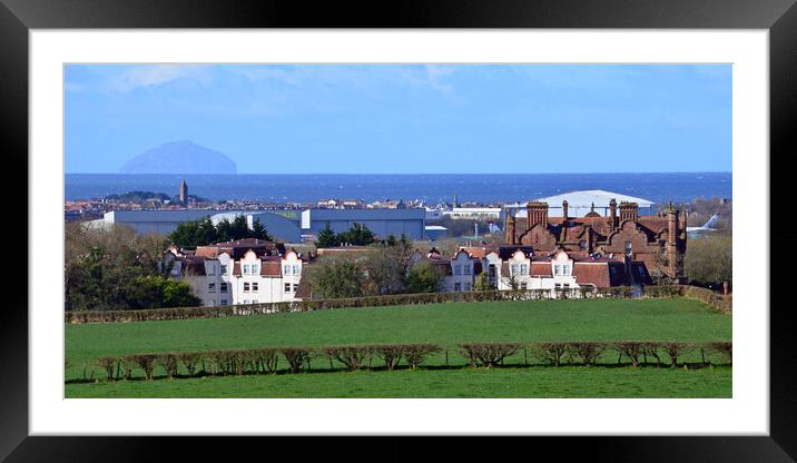 Prestwick and Ailsa Craig Framed Mounted Print by Allan Durward Photography