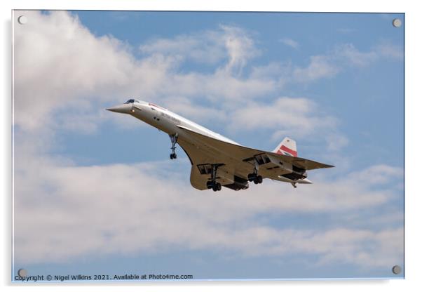 Concorde Acrylic by Nigel Wilkins