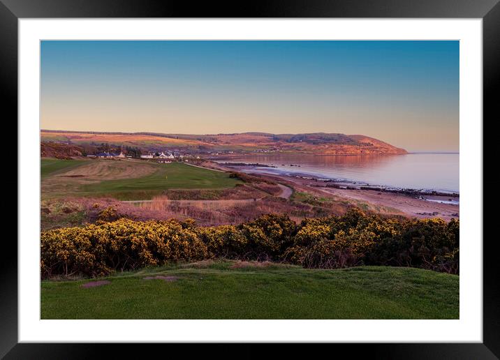 Evening at Blackwaterfoot Framed Mounted Print by David Brookens