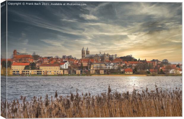 Viborg ancient cathedral in the middle of Denmark Canvas Print by Frank Bach