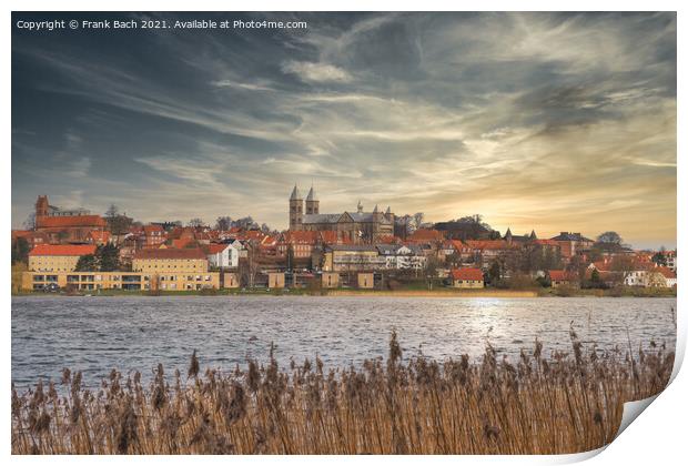 Viborg ancient cathedral in the middle of Denmark Print by Frank Bach