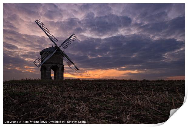 Chesterton Windmill Print by Nigel Wilkins