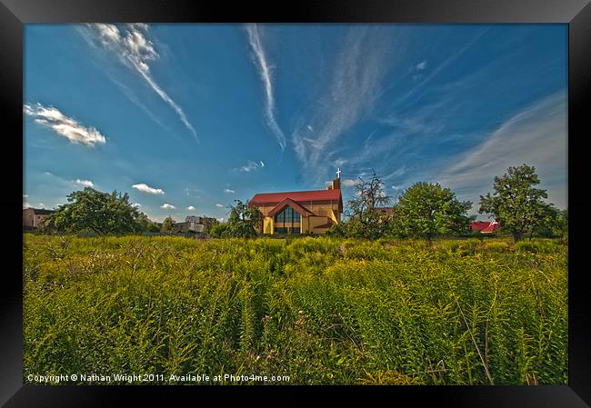 Modern Polish Church Framed Print by Nathan Wright