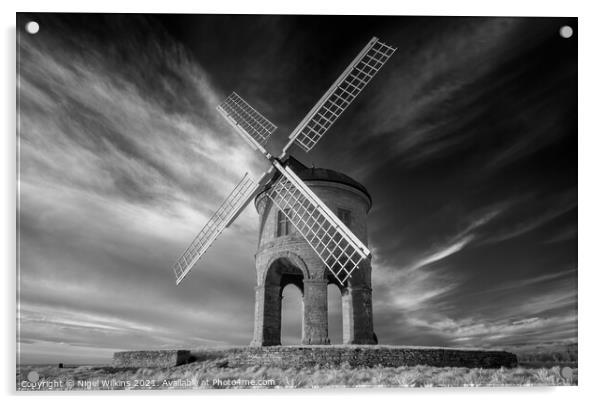 Chesterton Windmill Acrylic by Nigel Wilkins