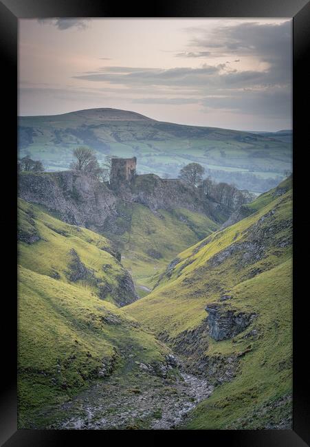 Peveril Castle #2 Framed Print by Paul Andrews