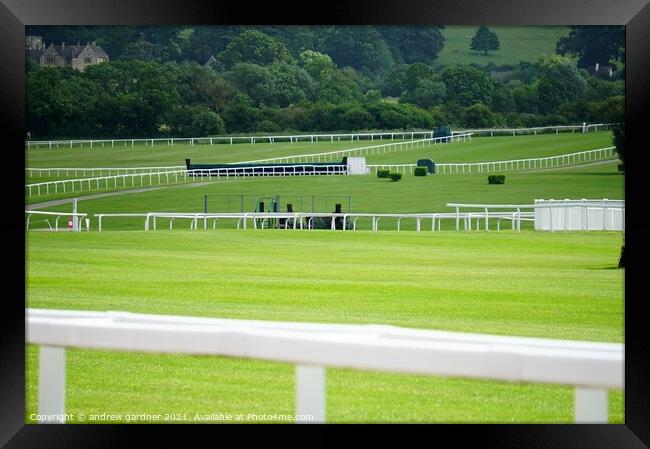 Cheltenham Racecourse Framed Print by andrew gardner