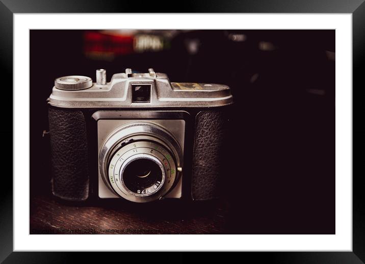 Classic camera Framed Mounted Print by eacmich 