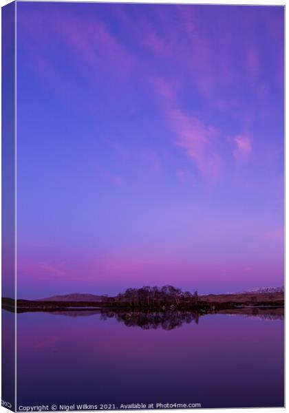 Rannoch Moor Canvas Print by Nigel Wilkins