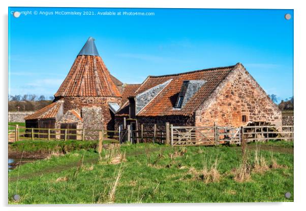 Preston Mill in East Lothian, Scotland Acrylic by Angus McComiskey