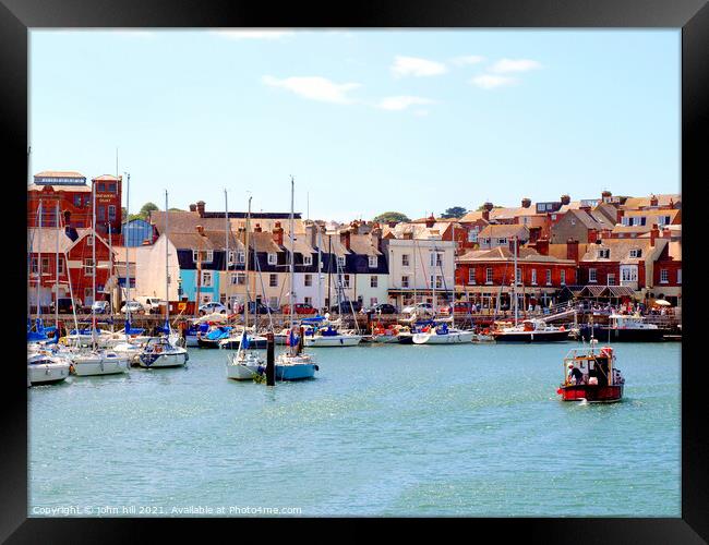 Brewers Quay at Weymouth. Framed Print by john hill