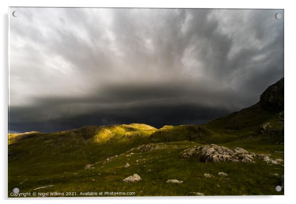 Approaching Storm Acrylic by Nigel Wilkins