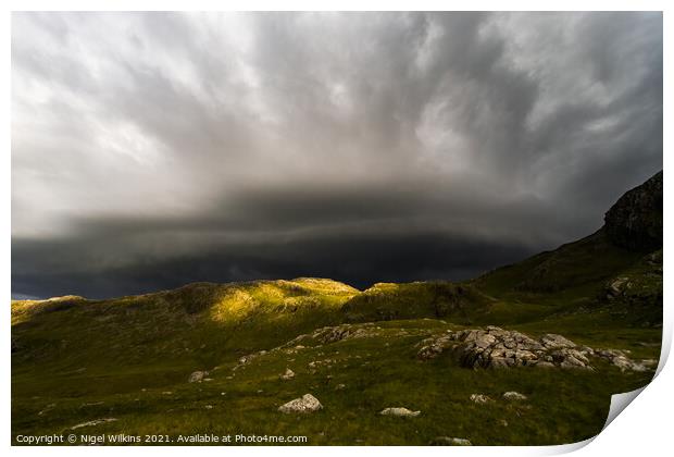 Approaching Storm Print by Nigel Wilkins