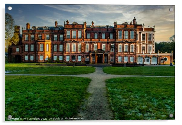 Croxteth Hall and Country Park Liverpool  Acrylic by Phil Longfoot