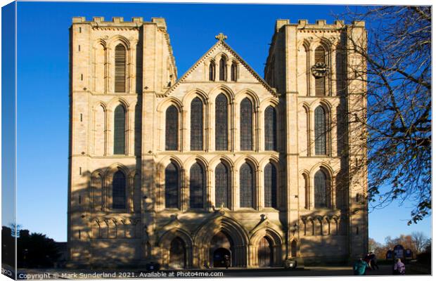 Ripon Cathedral Canvas Print by Mark Sunderland