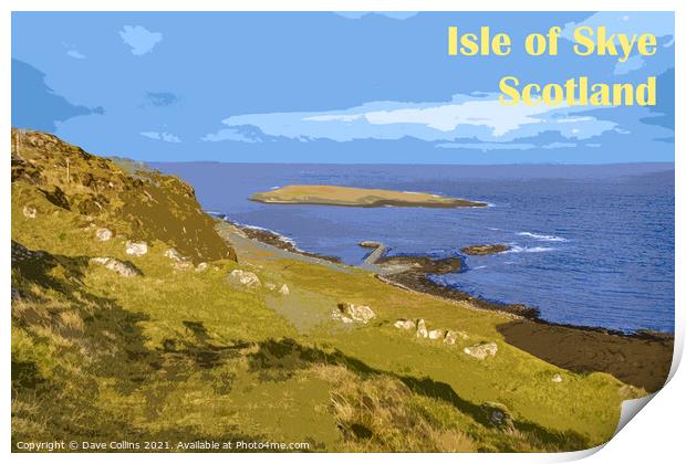 Staffin Slipway, Isle of Skye - Digital Art Print by Dave Collins