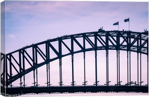 Sydney Harbour Bridge, Sydney, New South Wales, Australia Canvas Print by Mehul Patel