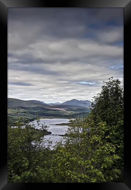Loch Cluanie Framed Print by Sam Smith