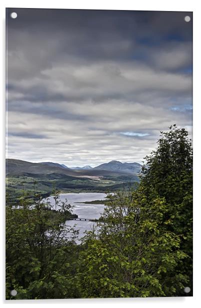 Loch Cluanie Acrylic by Sam Smith
