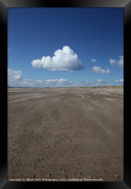 Windy Beach  Framed Print by Alister Firth Photography